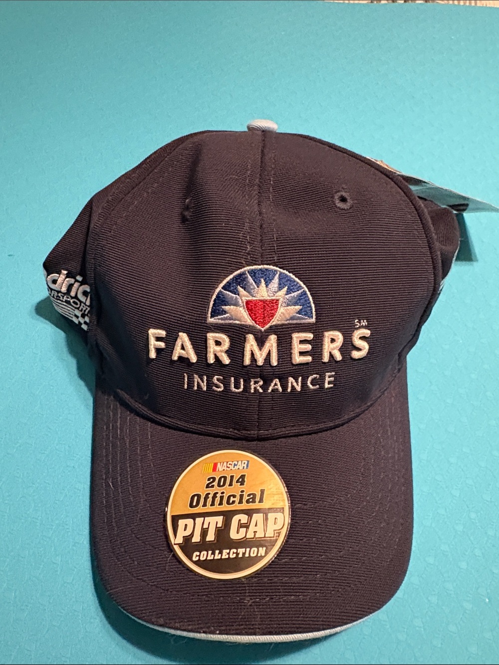 Nascar Navy and Gold 2014 Pit Cap